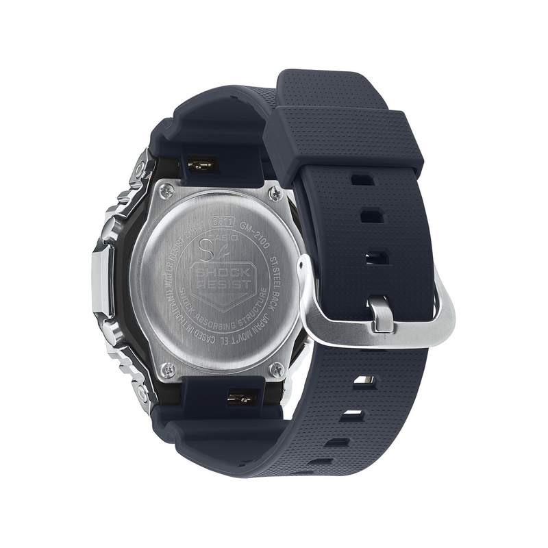 Montre G-SHOCK homme acier bracelet résine noire - vue 3