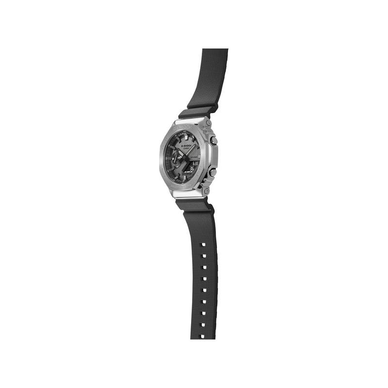 Montre G-SHOCK homme acier bracelet résine noire - vue 5