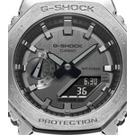 Montre G-SHOCK homme acier bracelet résine noire - vue D1