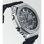 Montre G-SHOCK homme acier bracelet résine noire - vue D2