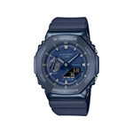 Montre G-SHOCK homme acier bracelet résine bleue - vue 1