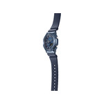 Montre G-SHOCK homme acier bracelet résine bleue - vue 5