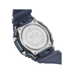 Montre G-SHOCK homme acier bracelet résine bleue - vue 6