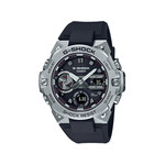 Montre G-SHOCK homme acier bracelet résine noire - vue 1