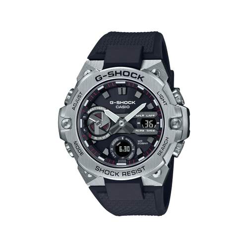 Montre G-SHOCK homme acier bracelet résine noire