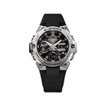 Montre G-SHOCK homme acier bracelet résine noire - vue 5
