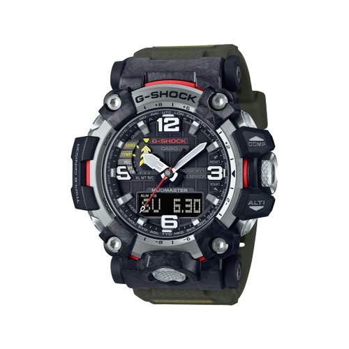 Montre G-SHOCK Premium homme acier bracelet résine verte