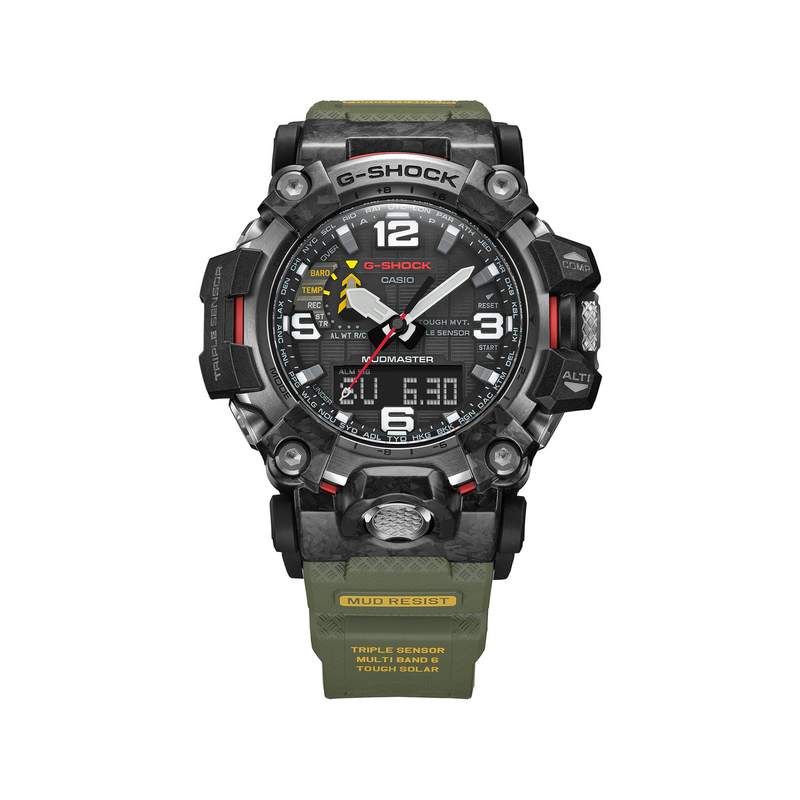Montre G-SHOCK Premium homme acier bracelet résine verte - vue 5