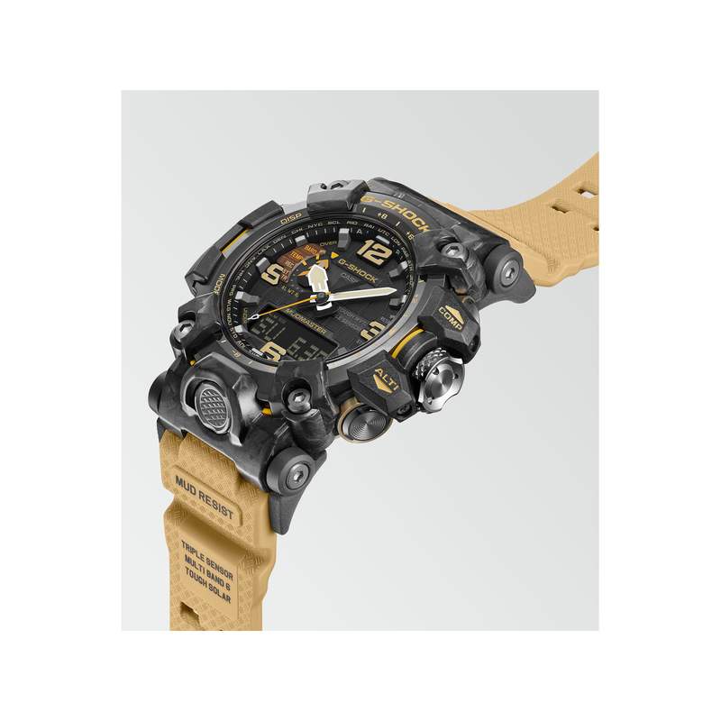 Montre G-SHOCK Premium homme bracelet résine jaune - vue 4