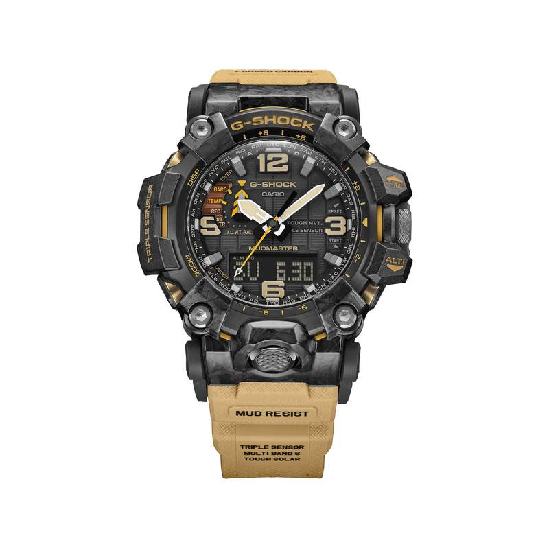 Montre G-SHOCK Premium homme bracelet résine jaune - vue 5