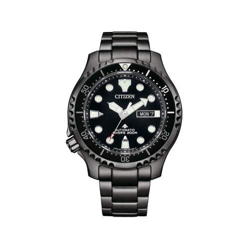 Montre Citizen homme Eco Drive acier noir