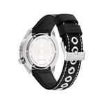 Montre Citizen homme automatique acier noir bracelet nylon noir - vue 3