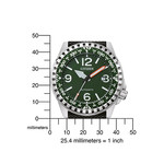 Montre Citizen homme automatique acier noir bracelet nylon noir - vue D2