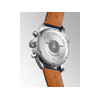 Montre Longines homme automatique acier bracelet cuir bleu - vue V3