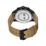 Timberland homme acier bracelet cuir caramel - vue 3
