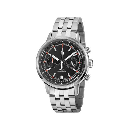 Montre Lip homme acier bracelet chromé