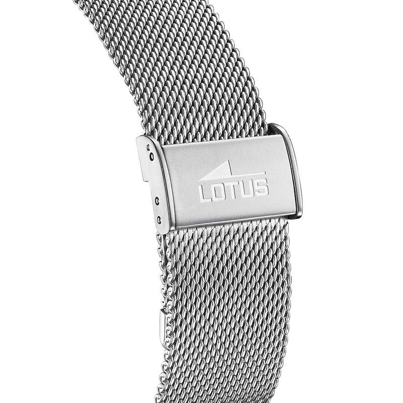 Lotus men's connected steel watch steel bracelet - view D2