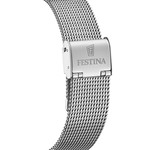 Festina herenhorloge automatisch staal staalbandje Milanese mesh skeletwijzerplaat - weergave D2