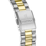 Montre Festina homme acier bracelet acier bicolore jaune - vue D2