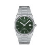 Montre TISSOT T-CLASSIC PRX POWERMATIC 80 homme automatique cadran vert bracelet acier inoxydable - vue V1