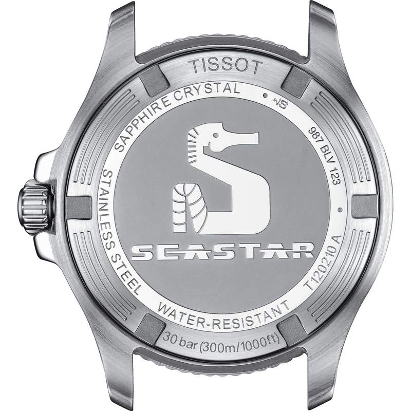 Montre Tissot Seastar 1000 homme acier - vue D2