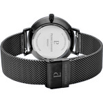 Montre Pierre Lannier homme solaire bracelet acier noir - vue 3