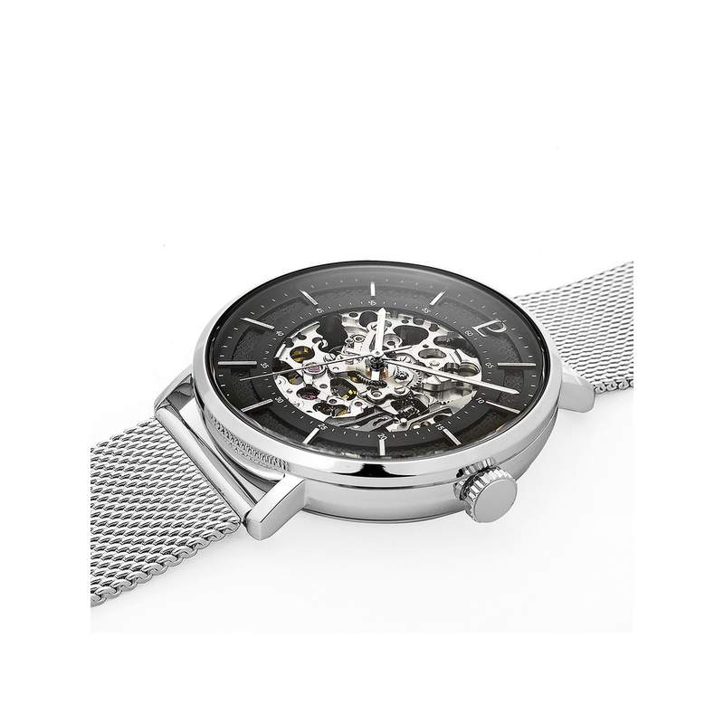 Montre Pierre Lannier homme automatique bracelet acier - vue 2