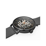 Montre Pierre Lannier homme automatique acier noir - vue 2