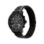 Montre Tommy Hilfiger homme bracelet acier noir - vue 2