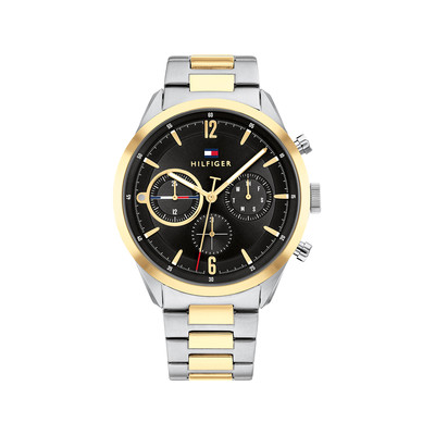 Tommy Hilfiger men's two-tone yellow steel watch