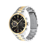 Tommy Hilfiger herenhorloge van tweekleurig geel staal - bekijk 2