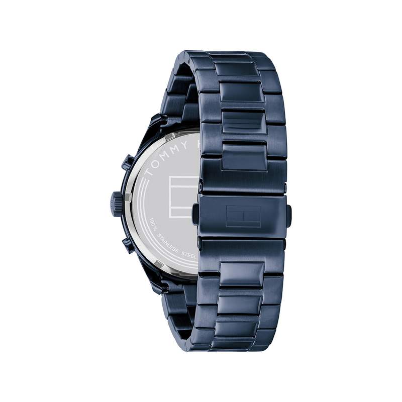 Montre Tommy Hilfiger homme bracelet acier  bleu - vue 3