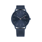 Montre Tommy Hilfiger homme bracelet acier bleu - vue 1