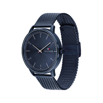 Montre Tommy Hilfiger homme bracelet acier bleu