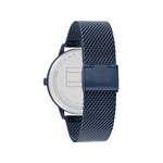 Montre Tommy Hilfiger homme bracelet acier bleu - vue 3