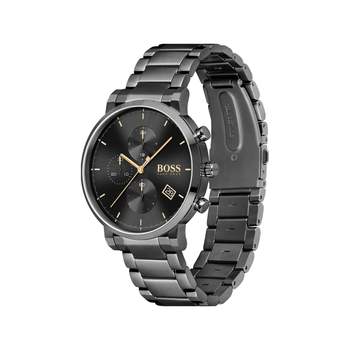 Boss stainless steel watch black stainless steel bracelet
