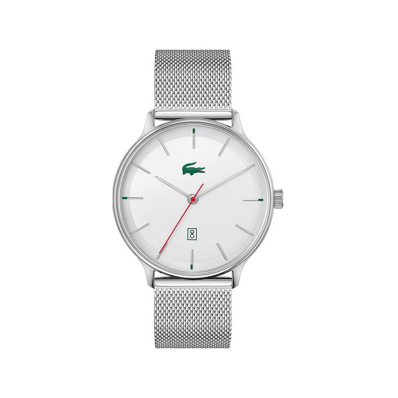 Montre Lacoste homme bracelet acier maille milanaise - vue 1