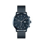 Montre Lacoste homme acier bleu maile milanaise - vue 1