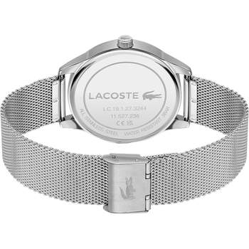 Lacoste heren stalen Milanese mesh horloge
