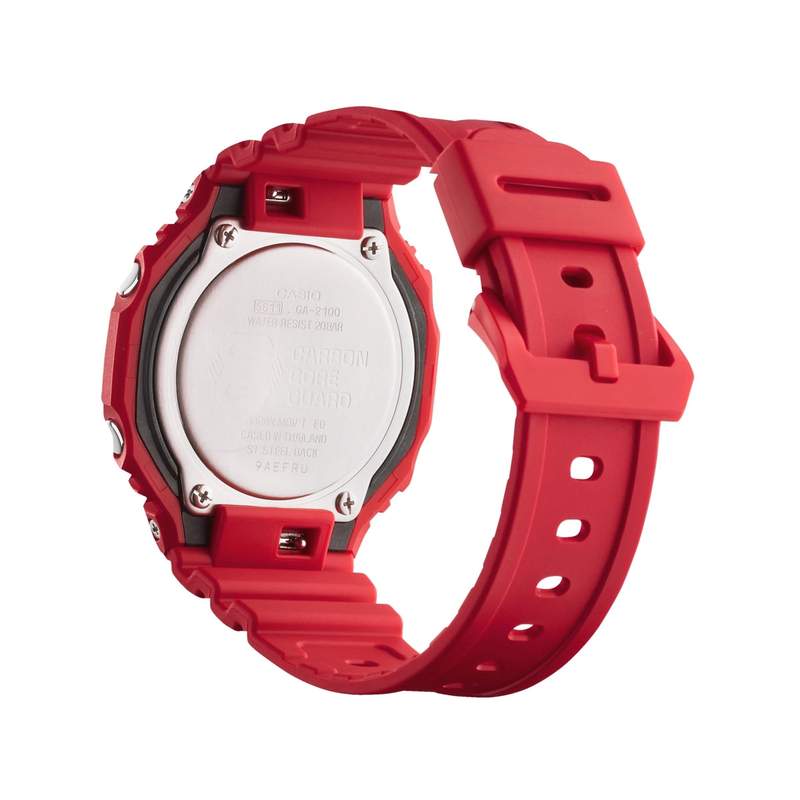 Montre G-SHOCK homme résine rouge - vue 3