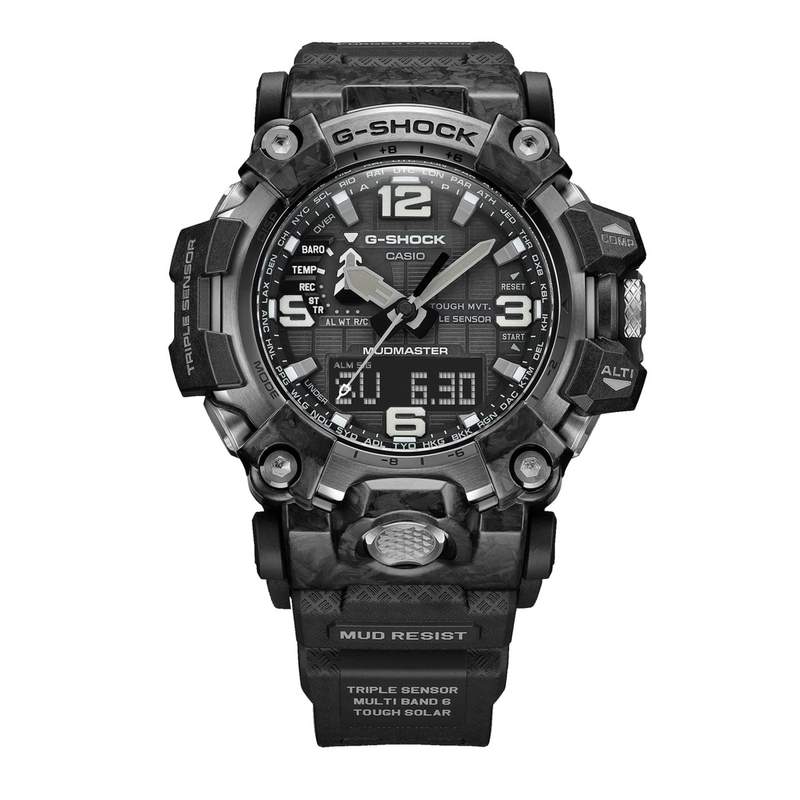 Montre G-SHOCK premium homme solaire résine noire - vue D1