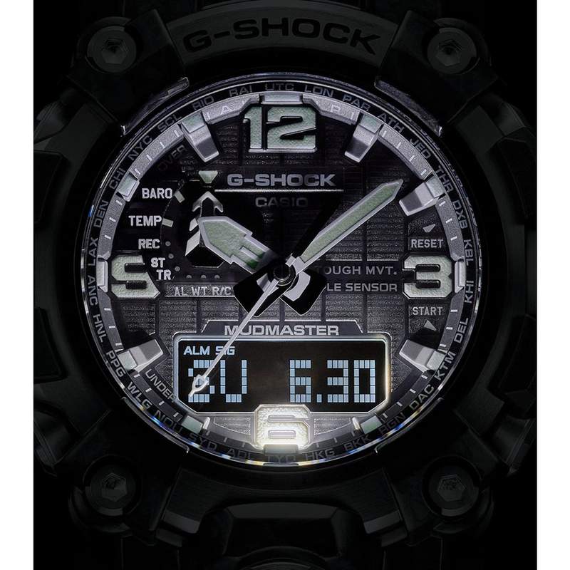 Montre G-SHOCK premium homme solaire résine noire - vue D2