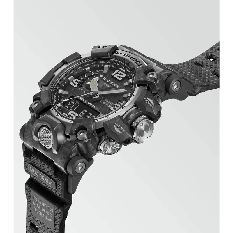 Montre G-SHOCK premium homme solaire résine noire - vue D3
