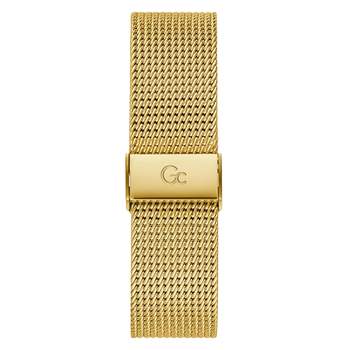 GUESS COLLECTION herenhorloge met geelvergulde stalen band