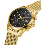 Montre GUESS COLLECTION homme bracelet acier doré jaune - vue D2