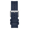 Montre GUESS COLLECTION homme acier bracelet cuir bleu - vue VD1