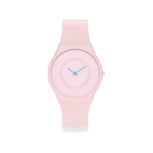 Montre Swatch mixte bioceramic bracelet silicone rose
