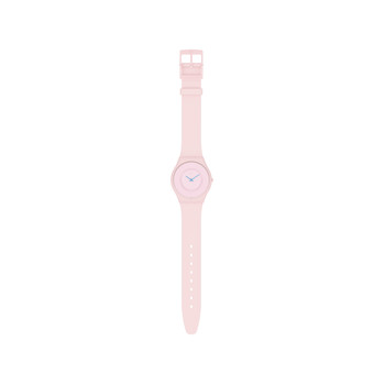 Montre Swatch mixte bioceramic bracelet silicone rose