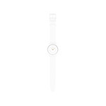 Montre Swatch mixte bioceramic bracelet silicone blanc - vue 2