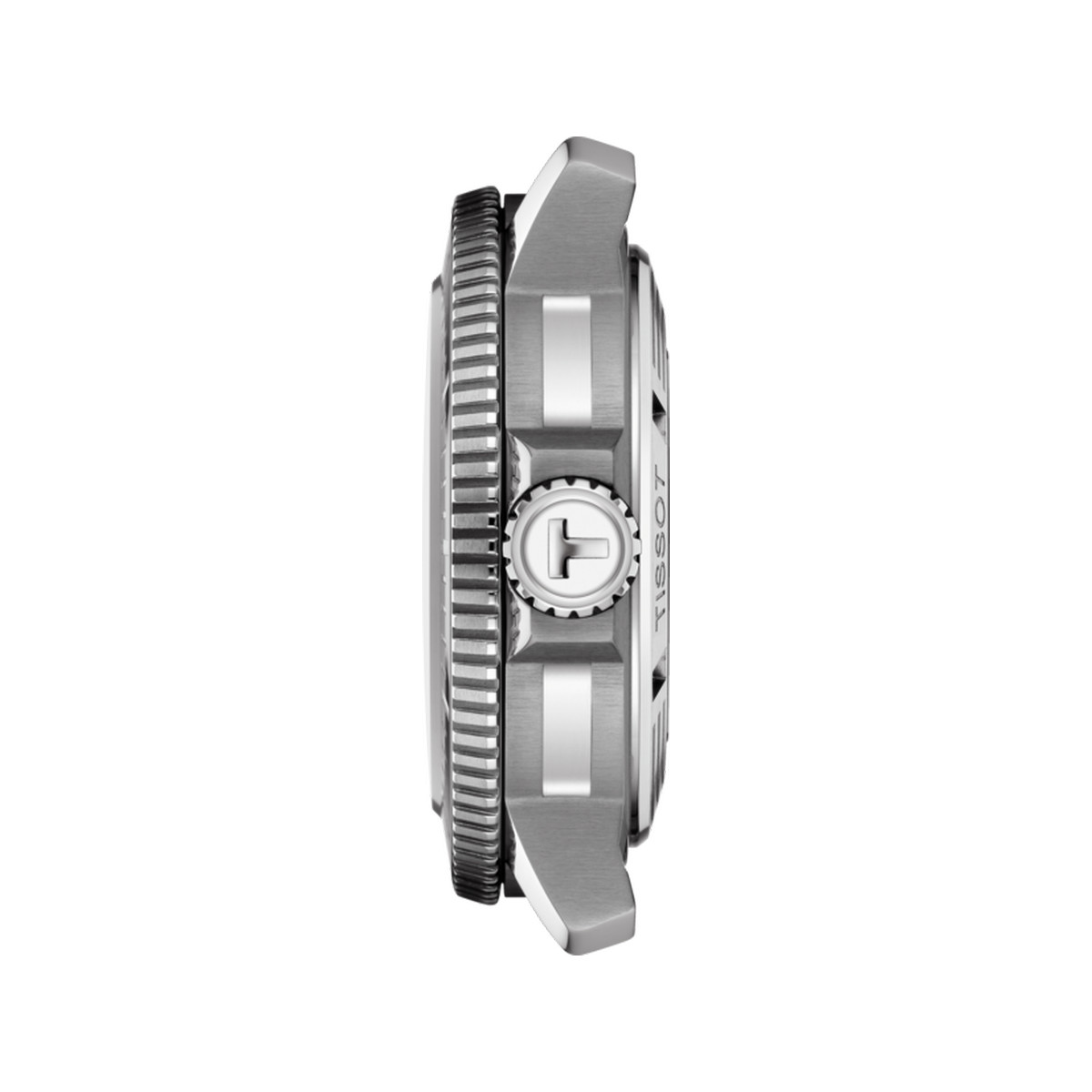 Montre TISSOT T-SPORT SEASTAR 2000 POWERMATIC 80 homme automatique cadran bleu bracelet acier inoxydable - vue 2